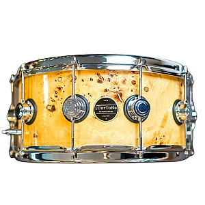 1CorTone Dynamic Series14x6.5 inch Snare Drum, Mappa Burl